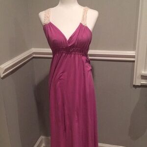 Lacy back maxi dress​